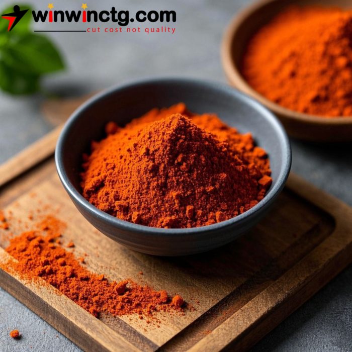 Paprika Powder (পাপ্রিকার গুঁড়া) – ঝালমুক্ত মিষ্টি মরিচের গুঁড়া